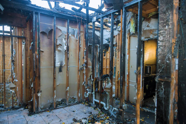 Professional Soot Cleanup technician working in Stockton, NJ